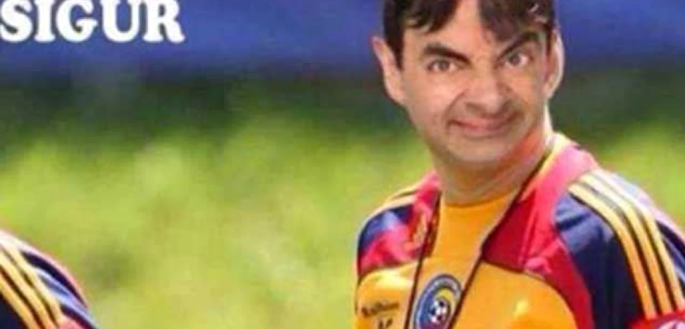 Piţurcă a fost asemănat cu Mister Bean