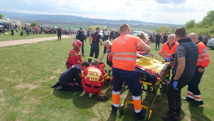 Copiii salvaţi au suferit mai multe traumatisme. Foto: ISU Alba