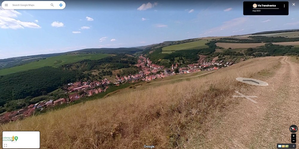 Traseul de drumeție Via Transilvanica poate fi explorat virtual pe Google Street View. Cum s-au făcut fotografiile