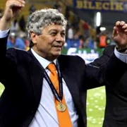 Mircea Lucescu alături de patronul lui Şahtior, Rinat Ahmetov (dreapta). Foto: EPA