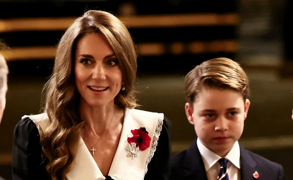 Imaginea cu Kate Middleton și Prințul George care face înconjurul internetului / foto: arhivă