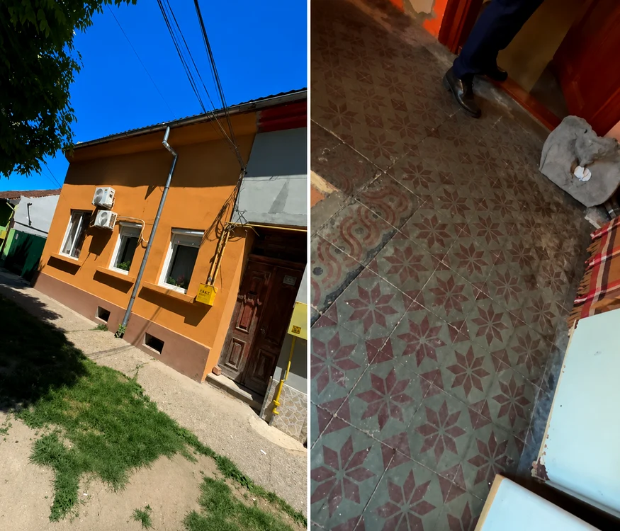 Casa din Timișoara / foto: captura video Facebook / Șerban Trămbițașu
