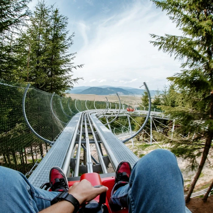 Pista bob din Toplița Foto: FB