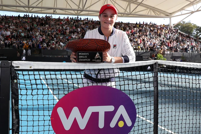 
    Barty a obținut primul trofeu din 2020 pe teren propriuFoto: Guliver / GettyImages  