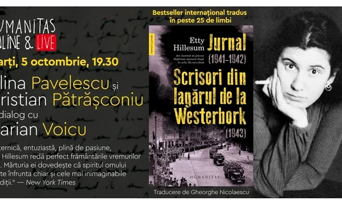 Dezbatere live despre extraordinarul jurnal a lui Etty Hillesum   „o mărturie a credinței și iubirii scrisă în cele mai negre ore ale istoriei moderne“  jpeg
