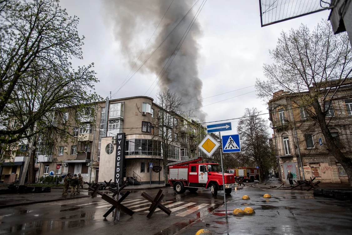 Atac cu rachete asupra centrului orașului Harkov FOTO PROFIMEDIA