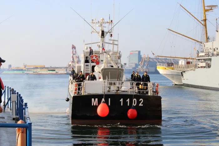 Nava Gărzii de Coastă a ajuns acasă FOTO: Garda de Coastă