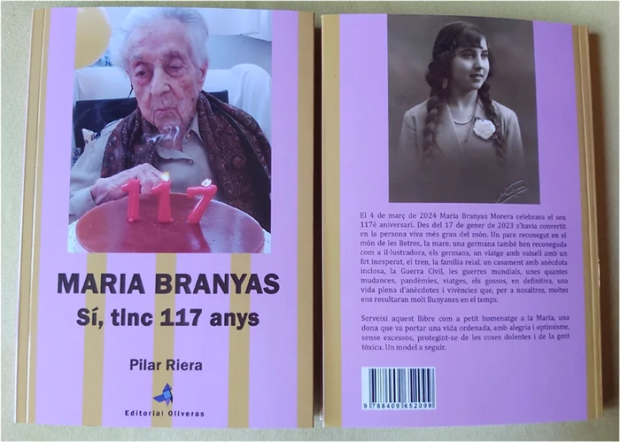 Cartea despre Maria Branyas cea mai longevivă persoane din lume care a murit la 117 ani Super Avia C