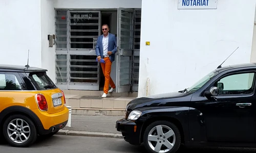 Alin Ionescu a ieșit pe ușa din dos a notariatului, ca să evite jurnaliștii jpeg