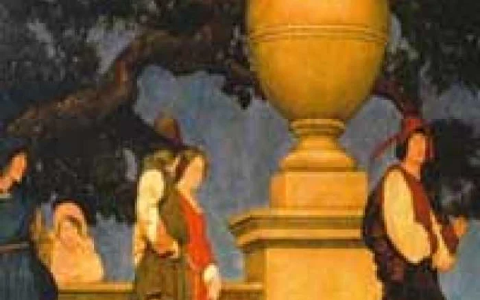 Una dintre picturile lui Maxfield Parrish