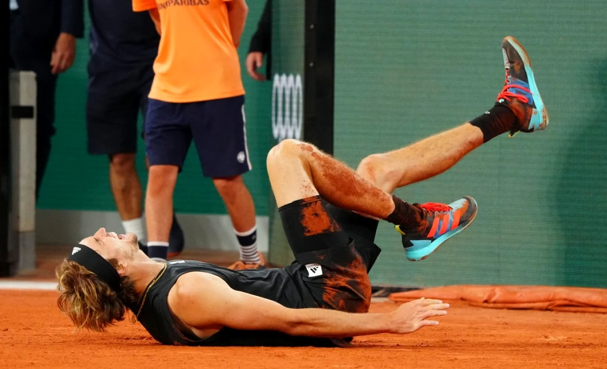 Alexander Zverev, ghinionistul zilei, la Paris FOTO Profimedia