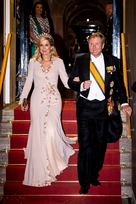 Regina Maxima a Olandei și Regele Willem Alexander. FOTO: Profimedia