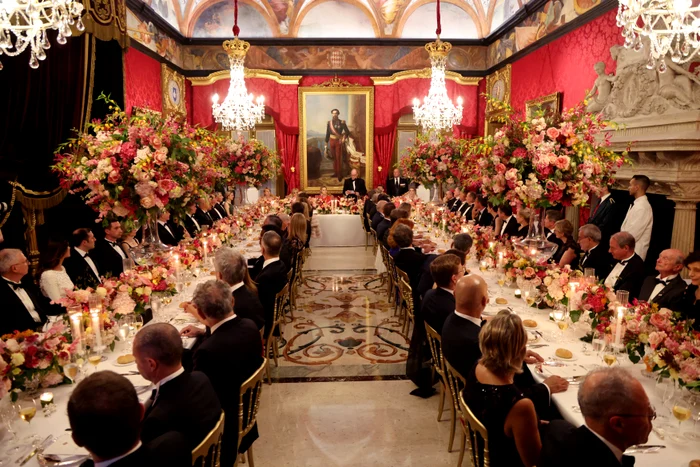 Prințul Albert și Prințesa Charlene de Monaco au organizat un dineu de stat în cinstea soților Macron, Profimedia (7) jpg