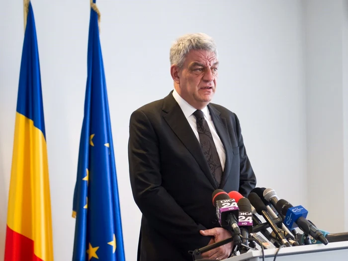 Declaraţii de presă susţinute de premierul Mihai Tudose la Bruxelles FOTO gov.ro