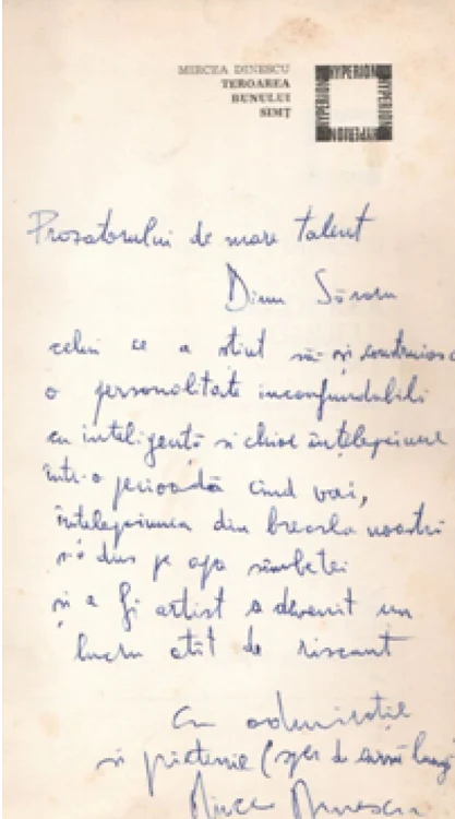 dinu sararu mircea dinescu