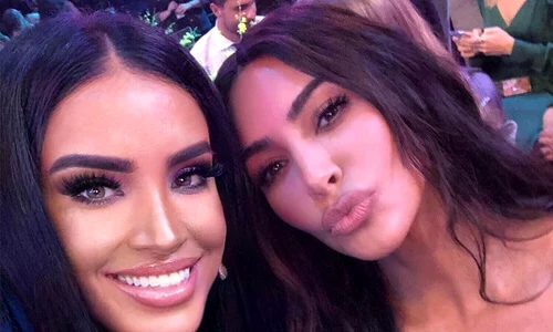 Adelina Pestriţu şi Kim Kardashian, într o fotografie mult aşteptată de vedetă şi fanii ei jpeg