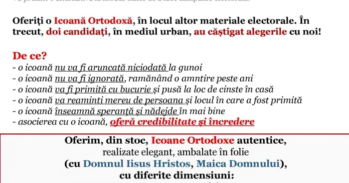 Anunt icoana.net FOTO debanat.ro