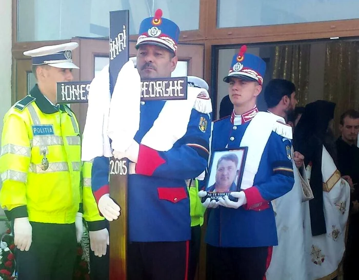 Polițistul Gheorghe Ionescu a fost înmormântat duminică, 23 augustFoto Arhivă Personală