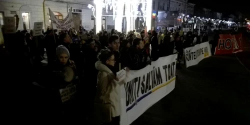 adevarul cluj protest.