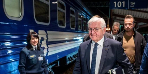 Frank Walter Steinmeier sosind in vizita in Ucraina FOTO Twitter jpg