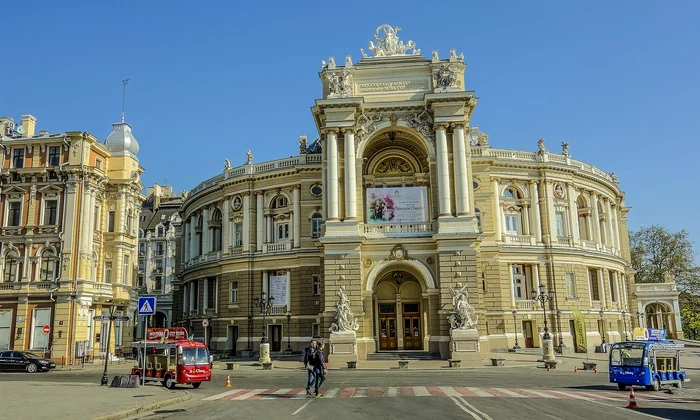 Teatrul Naţional Academic de Opera şi Balet din centrul istoric al oraşului Odesa, aflat pe lista Patrimoniului Mondial UNESCO (foto: Pixabay)
