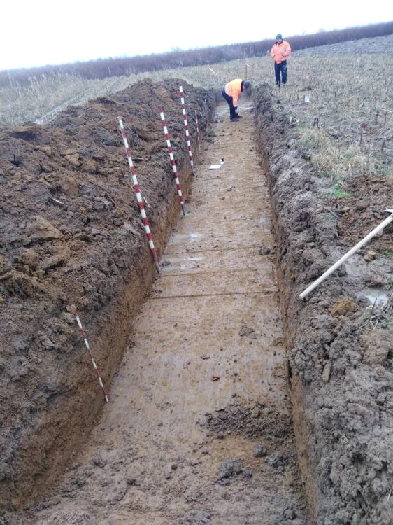 Vestigii arheologice descoperite pe traseul viitoarei Centuri a orașului Baia Mare (foto: Muzeul Județean de Istorie și Arheologie Maramureș)