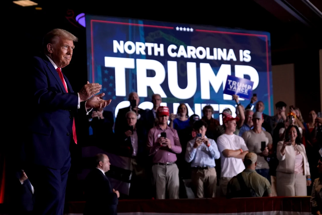 Trump la un eveniment în Carolina de Nord FOTO PROFIMEDIA