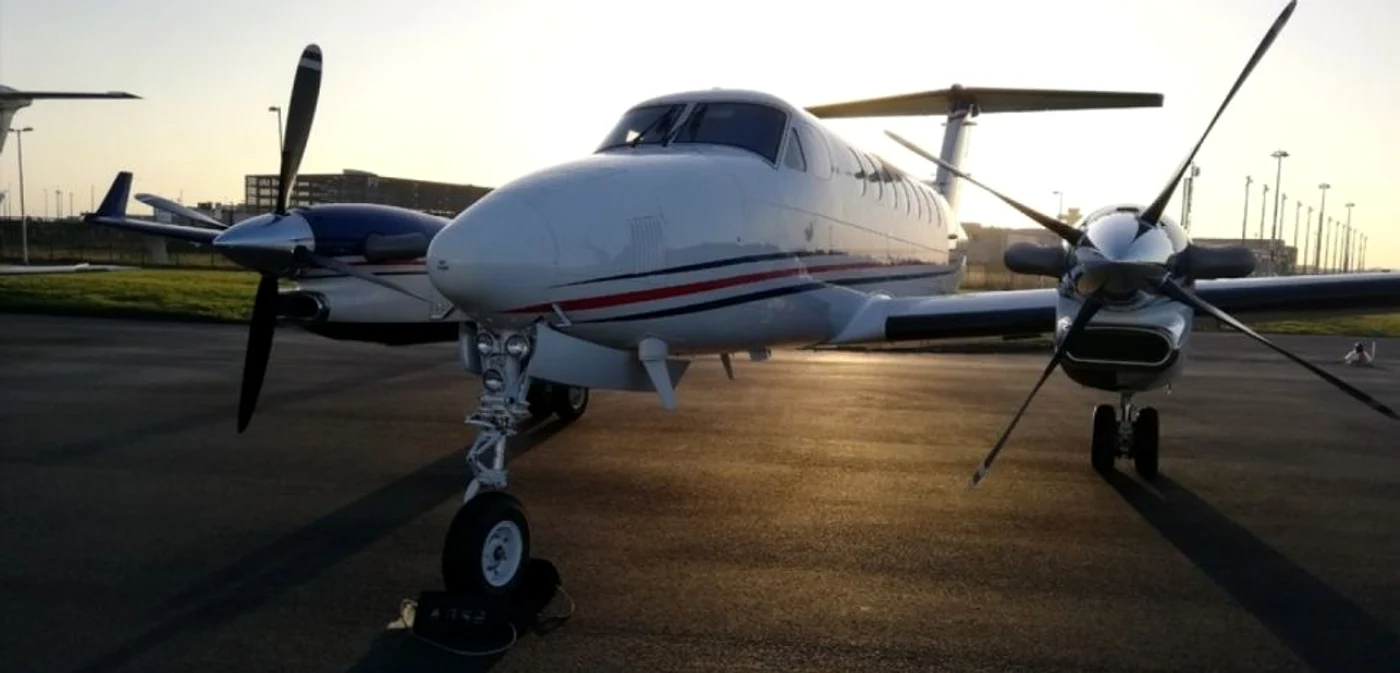 Avionul Beechcraft Super King Air cu toate dotările costă aproape 12.000.000 euro FOTO: Autoritatea Aeronautica Civilă Română