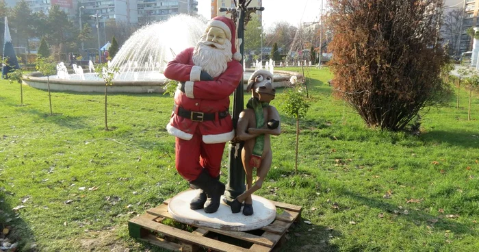 Ornamente de Crăciun din Parcul IOR. FOTO Adevărul/ Bogdan Păvăloi