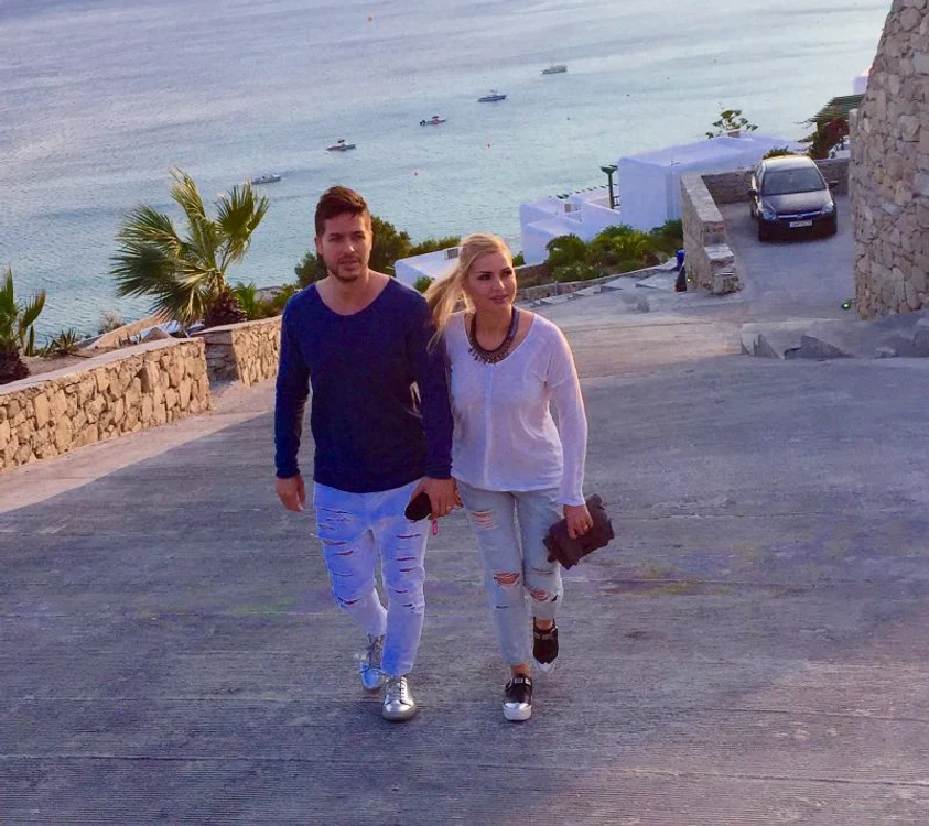 Jorge a plecat în vacanţă doar cu soţiaFoto: arhiva personală