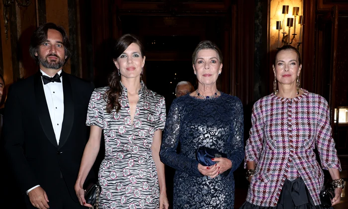 Dimitri Rassam, Printesa Charlotte Casiraghi, Printesa Caroline de Monaco si actrita Carole Bouquet   GettyImages 1735923723 jpg