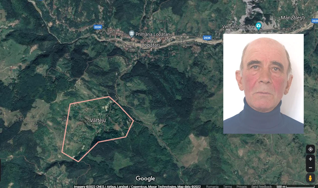 Zna este înconjurată de pădure. SURSA IPJ Buzău