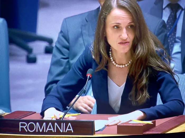 Oana Țoiu, ministrul Afacerilor Externe, la ONU FOTO: Facebook