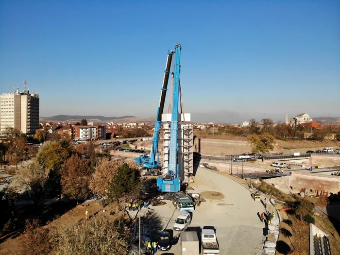 lucrari monument unire alba