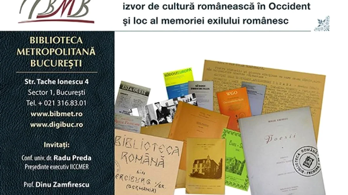 Cea de a doua ediţie a expoziţiei cu obiecte din colecţia Bibliotecii Române din Freiburg, organizată de IICCMER jpeg