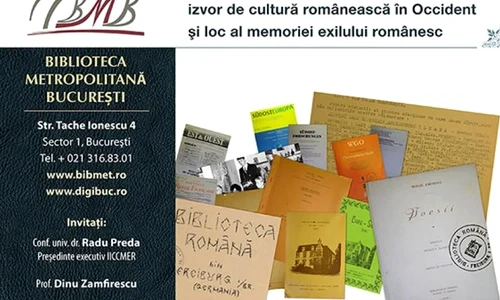 Cea de a doua ediţie a expoziţiei cu obiecte din colecţia Bibliotecii Române din Freiburg, organizată de IICCMER jpeg