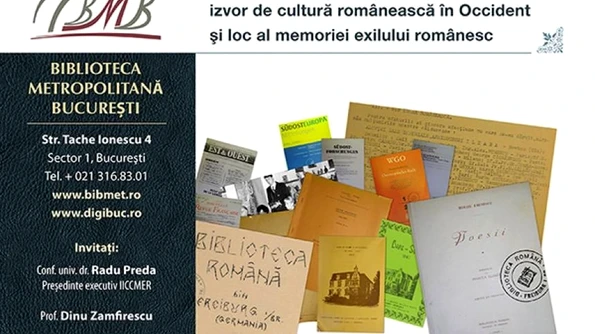 Cea de a doua ediţie a expoziţiei cu obiecte din colecţia Bibliotecii Române din Freiburg, organizată de IICCMER jpeg