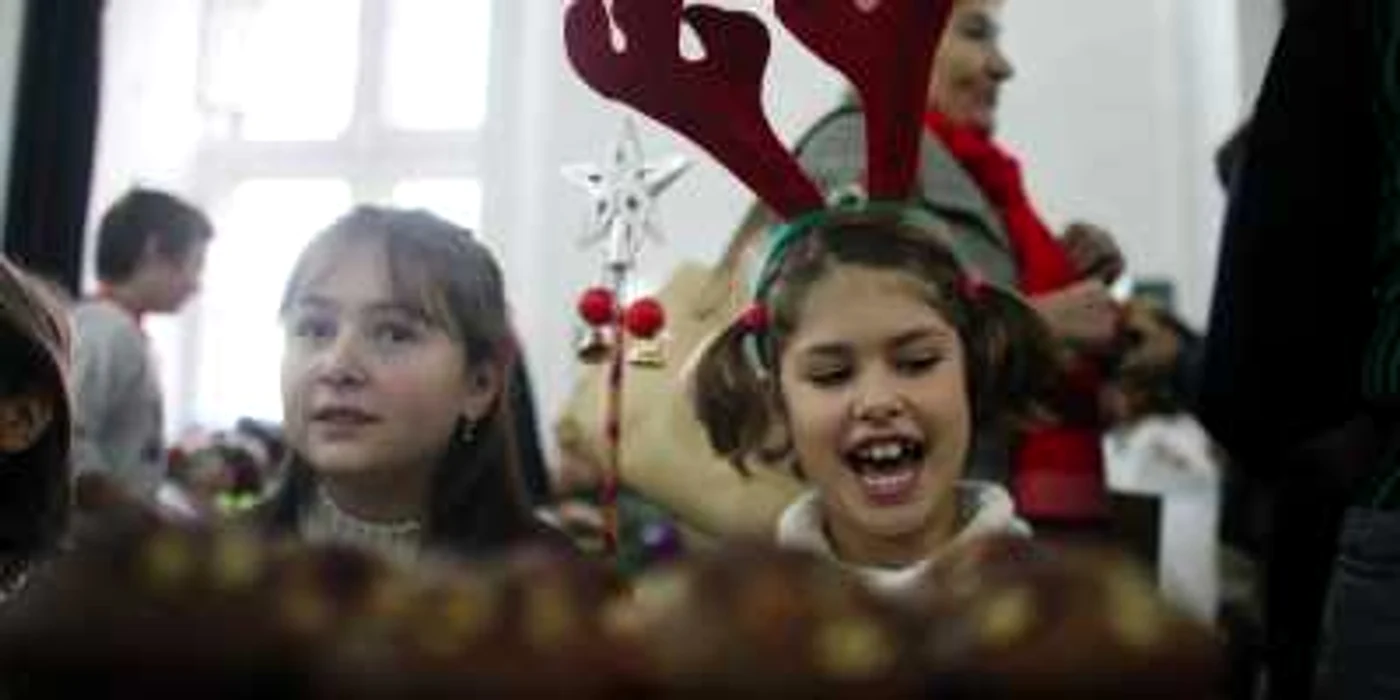 Copiii vor fi cei mai răsfăţaţi la Serbarea Crăciunului