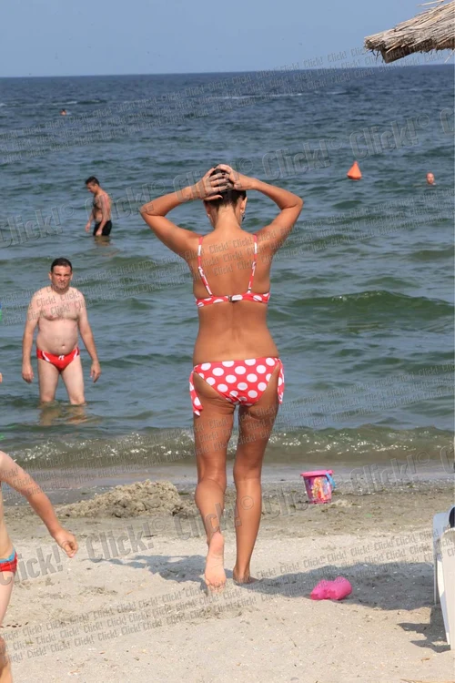 Gabi Cristea la mare