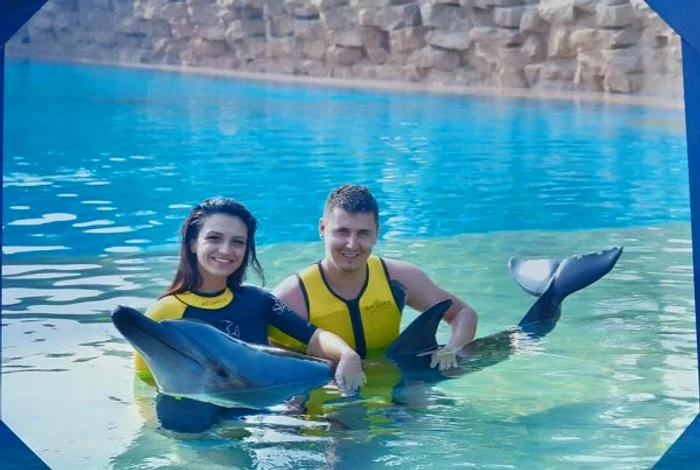Designerul Andreea Dogaru a îmbinat utilul cu plăcutul în Dubai Foto: Arhiva personală