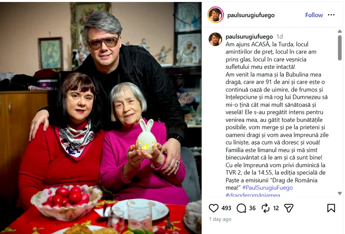 Postarea lui Fuego - Foto: Instagram