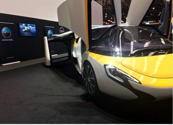 Versiunea a patra a maşinii zburătoare produse de Aeromobil FOTO Twitter @aeromobil