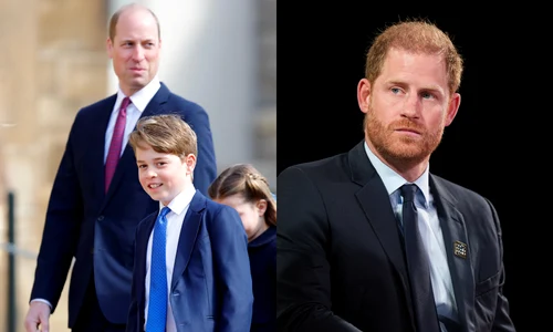 Prințul William, Prințul George, Prințul Harry  foto   GettyImages jpg