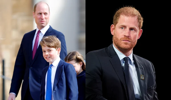 Prințul William, Prințul George, Prințul Harry  foto   GettyImages jpg
