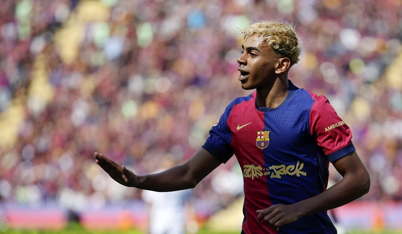 Yamal îndemna la calm, era sigur că Barcelona trece turul   FOTO EPA
