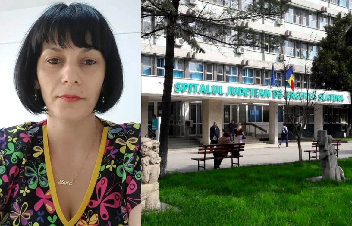 Asistenta Maria Cherchez de la Spitalul Judeţean din Slatina