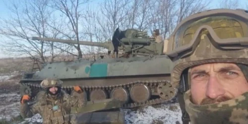 Ucrainenii au creat un „distrugător de tancuri” Foto Captură video Twitter jpg