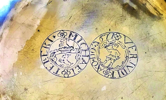 O bijuterie din Transilvania secolului al XVII lea: Farfuria cu blazoane a contelui Mihály Teleki de Szék  jpeg