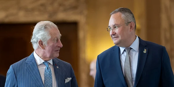 Nicolae Ciucă şi printul Charles FOTO GOv.ro
