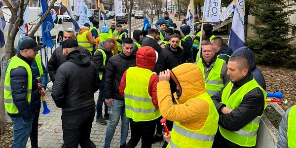 Protestul polițiștilor din Giurgiu   Foto Facebook jpeg